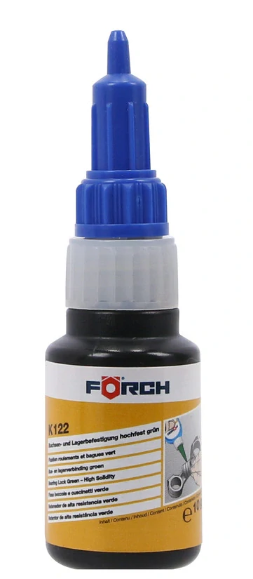 Lepidlo na fixaci pouzder a ložisek, zelené FÖRCH K122 10ml