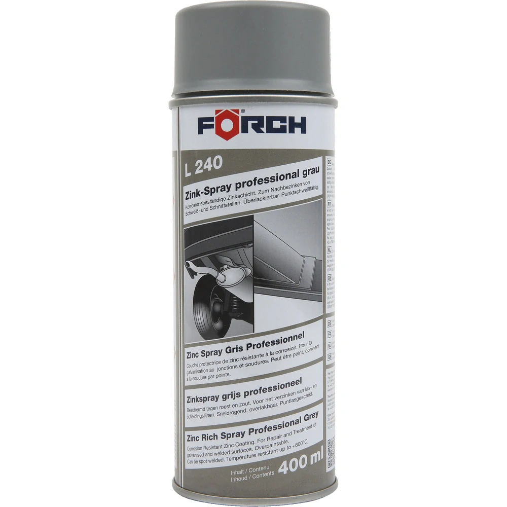Zinkový sprej, šedý FÖRCH L240 400ml
