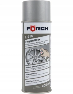 Stříbrný lak na ráfky FÖRCH L216 400ml