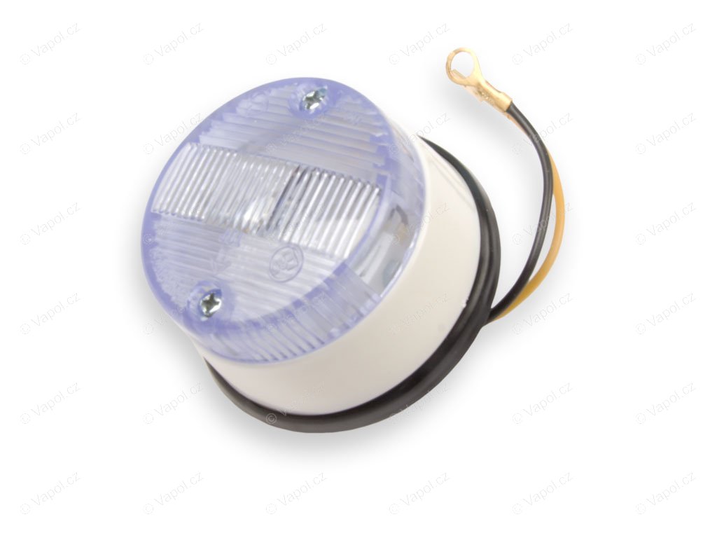 Poziční světlo - bílé, úchyt na šroub