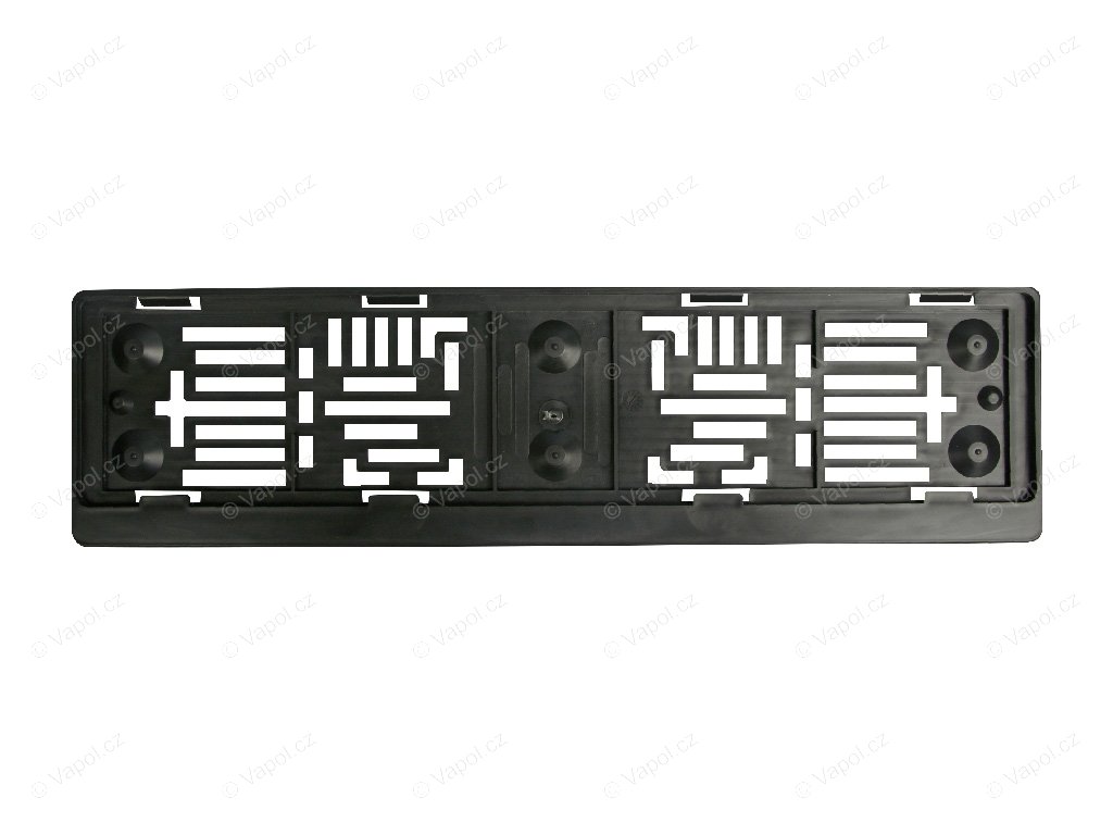 Podložka pod SPZ, ČERNÁ bez potisku